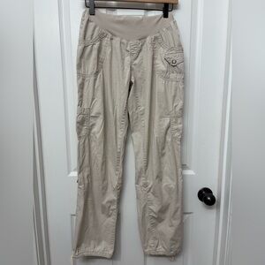 Motherhood Maternity Women's Beige Cargo Pants